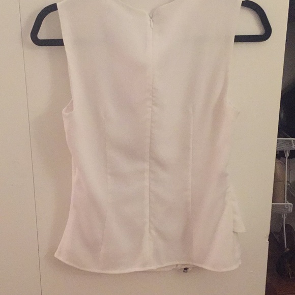 BCBG Max Azria Ruffle Sleeveless Blouse - Picture 2 of 3
